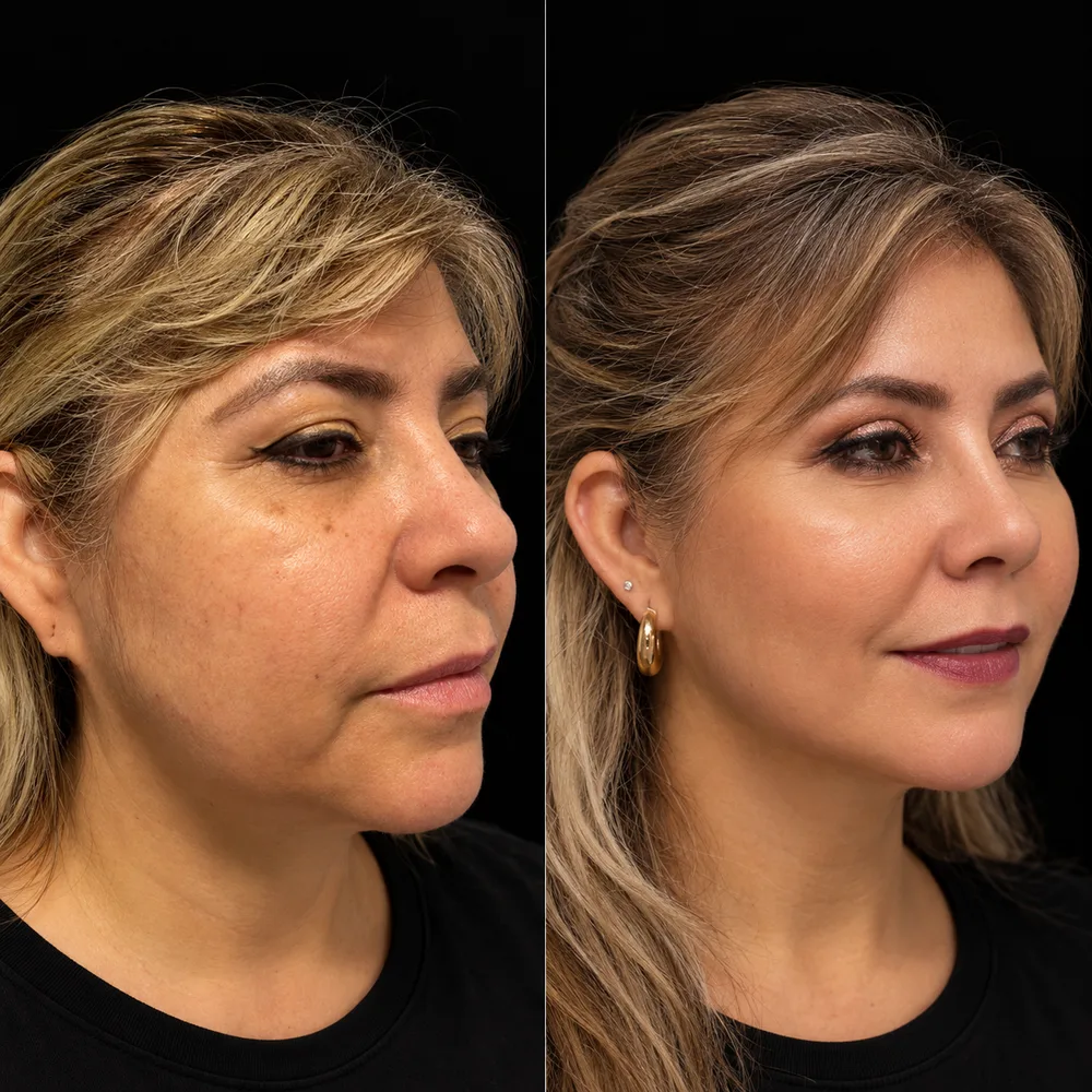 Endoscopic facelift result by Dr. Nycole Echeverry