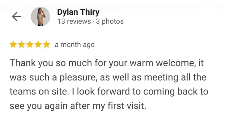 Google review screenshot for 7DMC